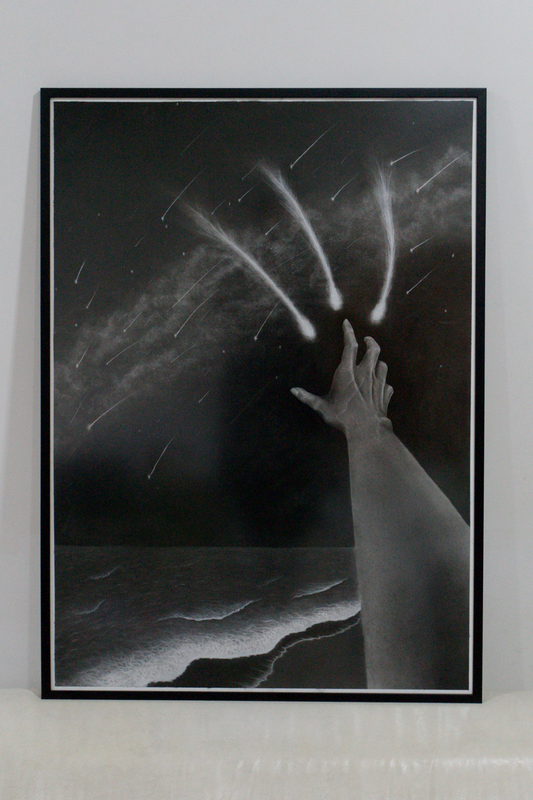 Shooting stars (framed)